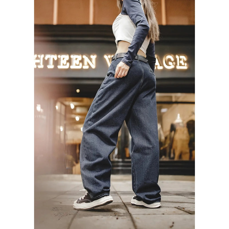 women's high waist denim pants, view 4 - MRSLM