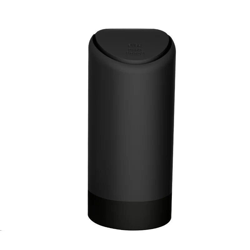 Compact silicone press-type car trash can, view 3 - MRSLM