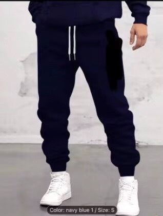 slim fit drawstring sweatpants, view 2 - MRSLM