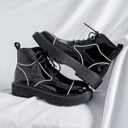 vintage ankle boots with zipper, view 9 - MRSLM