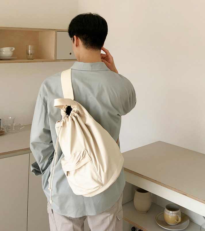Korean Style Cross Shoulder Bag For Men