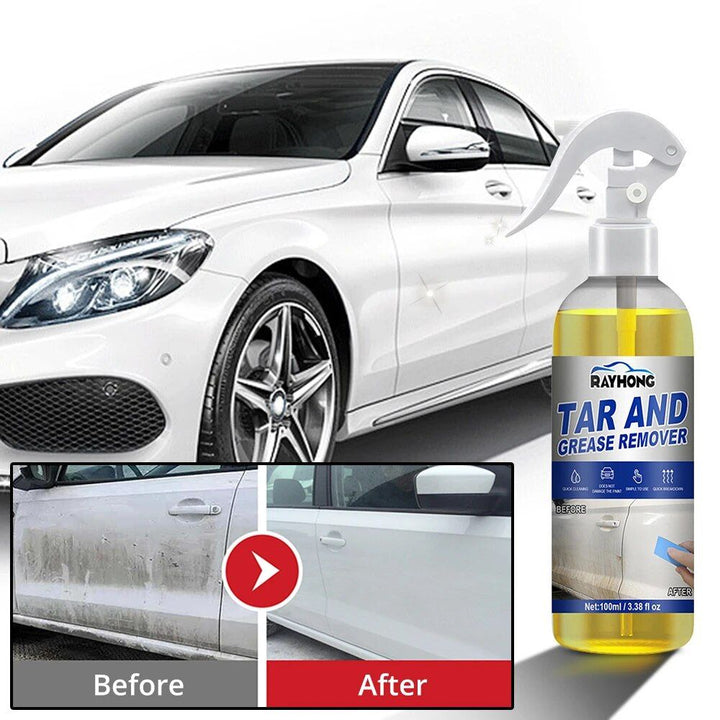 Car Oil, Tar, & Grease Remover Spray - 100ml Solvent-Based Formula