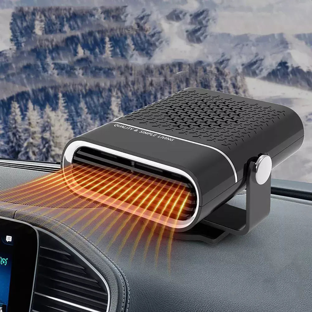 12V Portable Electric Car Heater Fan Fast Window Defrosting & Heating