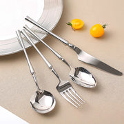 mirror stainless steel dinnerware set, view 2 - MRSLM