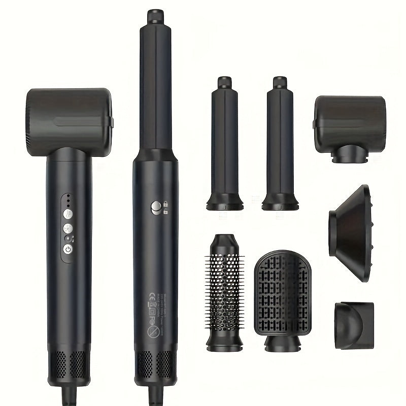 7-in-1 ionic hair dryer and styling brush set, view 3 - MRSLM