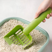 plastic cat litter scoop with self-cleaning base, view 5 - MRSLM