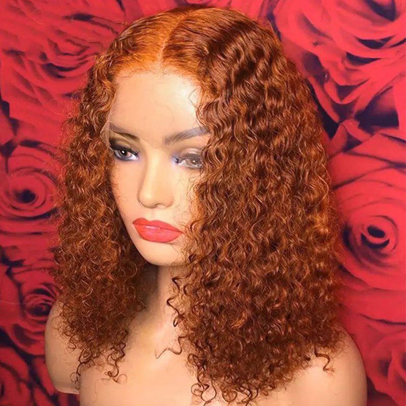 bob water wave wig orange red, view 6 - MRSLM