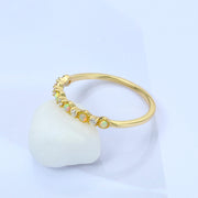 s925 silver simple opal ring, view 2 - MRSLM