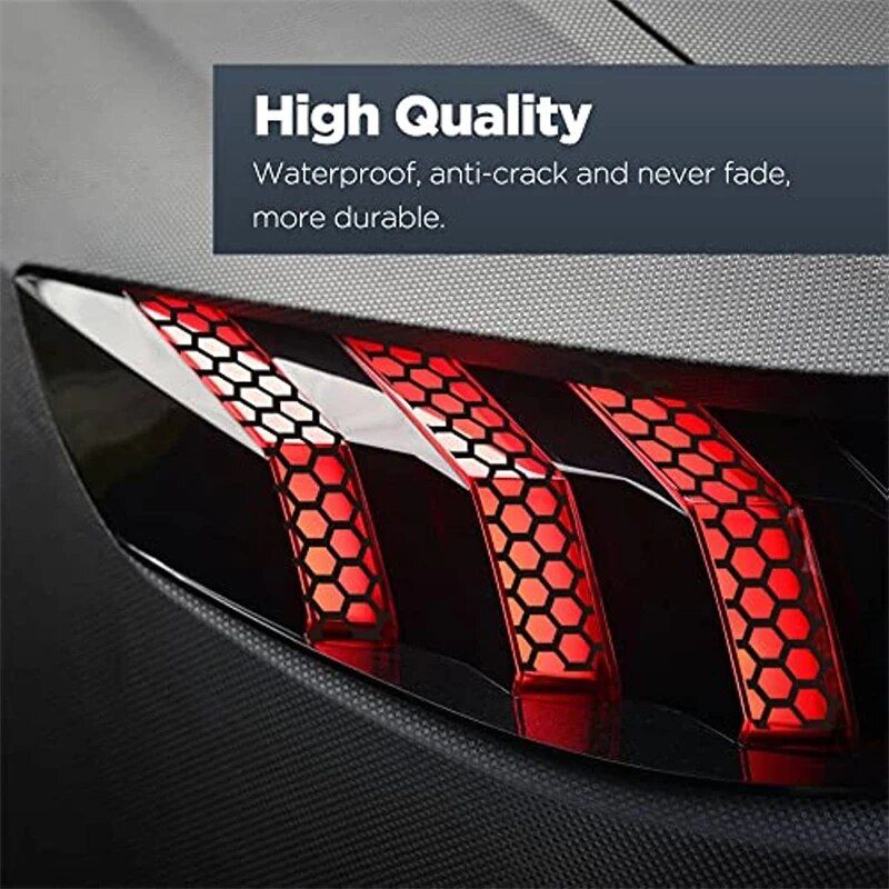 Universal Honeycomb Tail Light Vinyl Decals