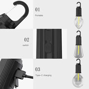 LED camping light, view 6 - MRSLM
