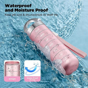 waterproof metal weekly pill box, view 8 - MRSLM