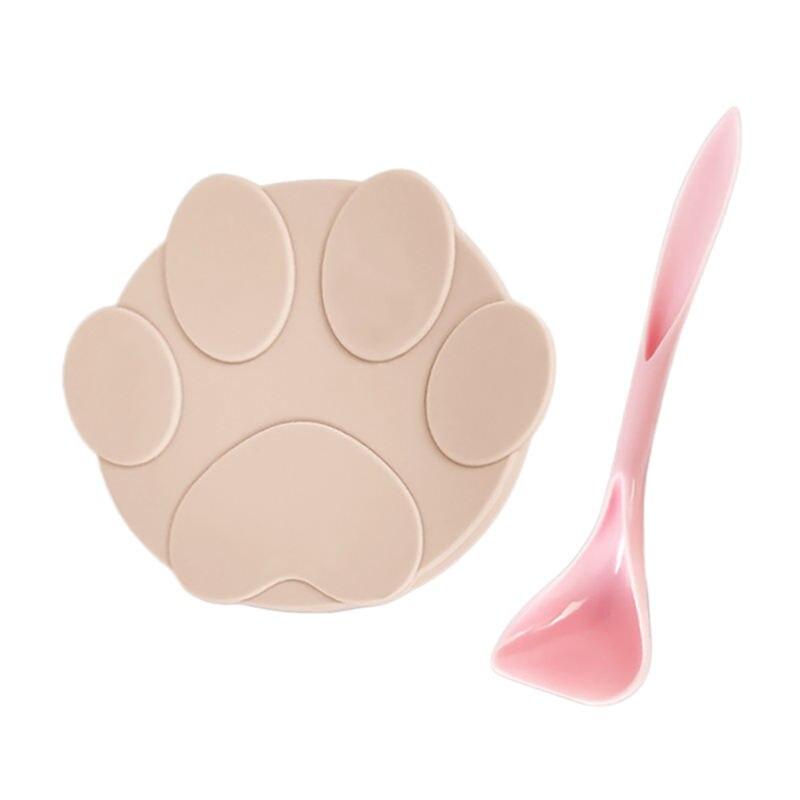 pet food can cover and spoon, view 2 - MRSLM