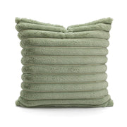 patchwork pu leather cushion cover, view 3 - MRSLM