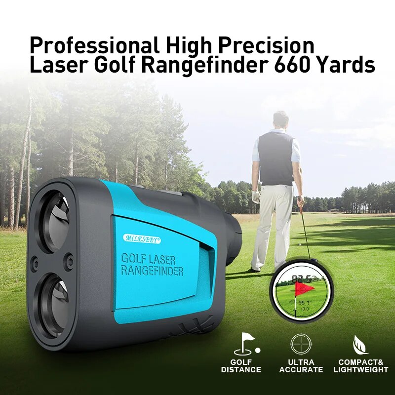 600M Golf & Hunting Laser Rangefinder with Slope Adjustment