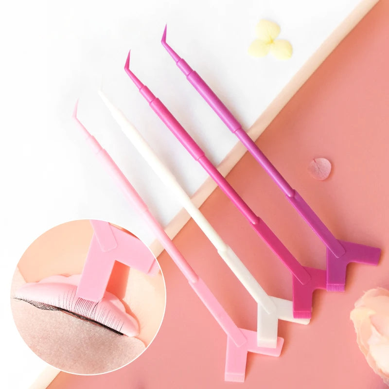 10 Stück/Packung Y-förmiger Wimpernpicker für professionelle Wimpernverlängerungen