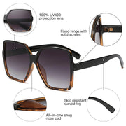 unisex oversized square sunglasses, view 8 - MRSLM