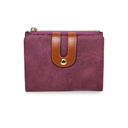 pu leather short wallet, view 3 - MRSLM