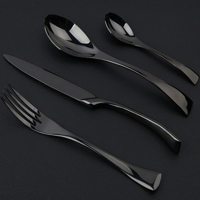 Klassisches Besteckset „Black Rose“