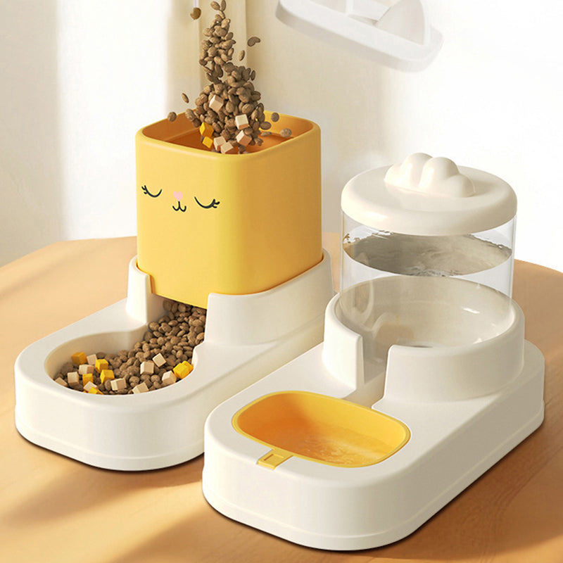 Automatischer Katzenfutter- und Wasserspender (2 Liter)