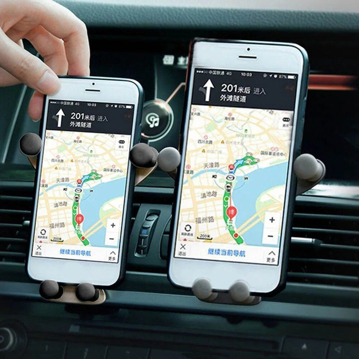 Universal Gravity Air Vent Car Phone Holder for Cellphones and GPS