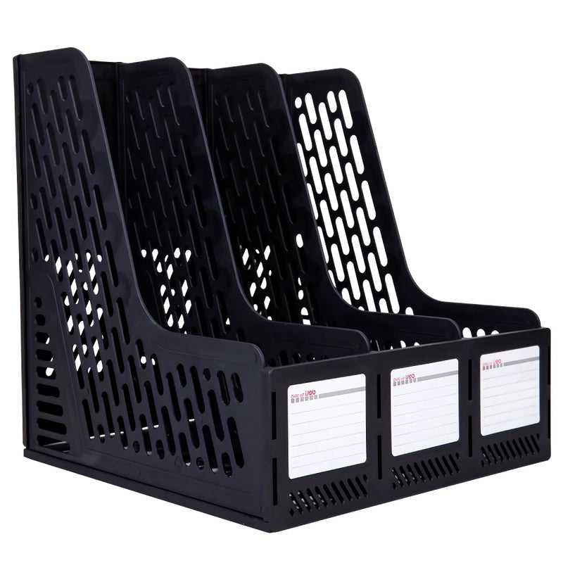 triptych magazine file holder desk organizer, view 8 - MRSLM