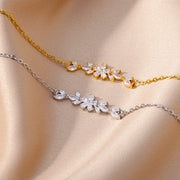 flower charm bracelet, view 5 - MRSLM