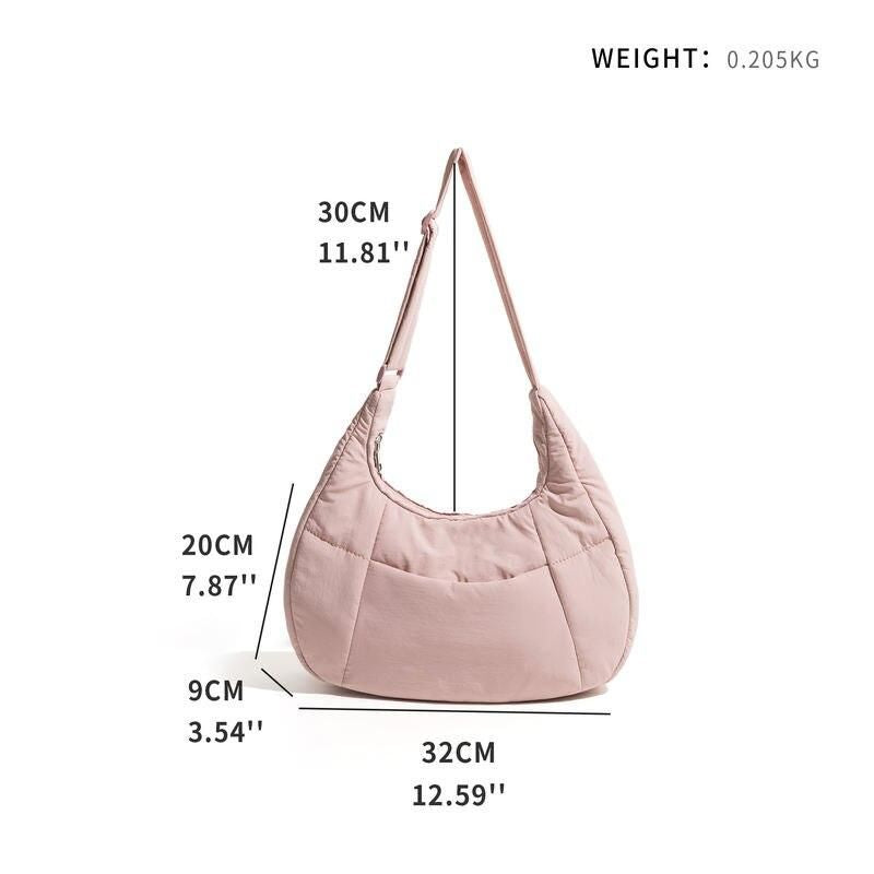 Elegante Halbmond-Stepptasche