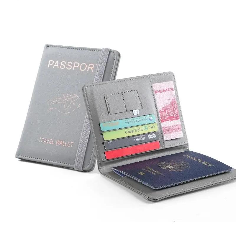 Capa de passaporte vintage RFID para negócios