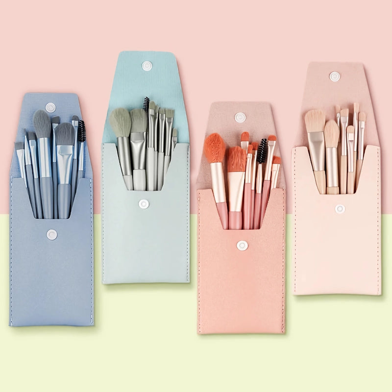 8pcs mini makeup brush set - MRSLM