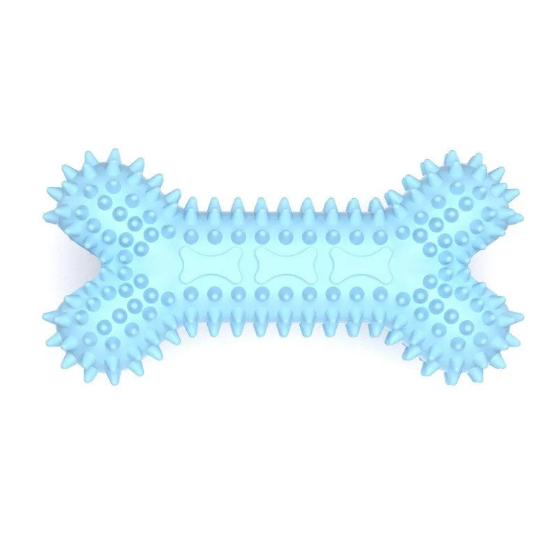 rubber chew bone toy, view 3 - MRSLM