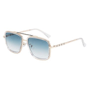 vintage square oversized sunglasses, view 8 - MRSLM