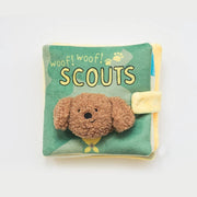 interactive dog squeak and sniff toy book, view 2 - MRSLM