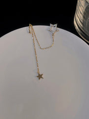 star tassel chain ear bone clip, view 6 - MRSLM
