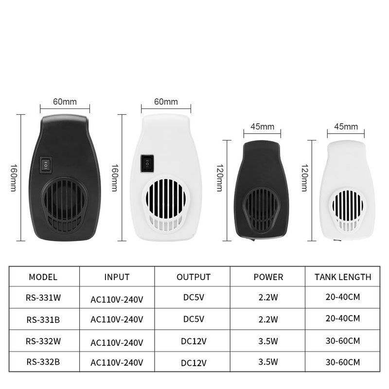 aquarium cooling fan, view 9 - MRSLM