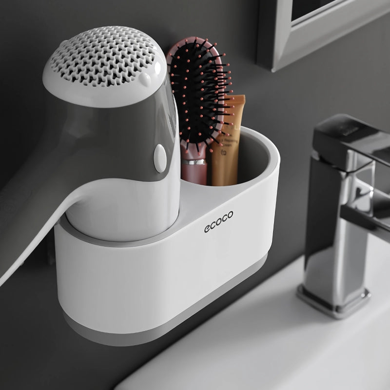 wall mounted hair dryer rack, view 8 - MRSLM