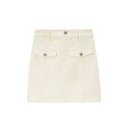 A-line cotton skirt, view 2 - MRSLM