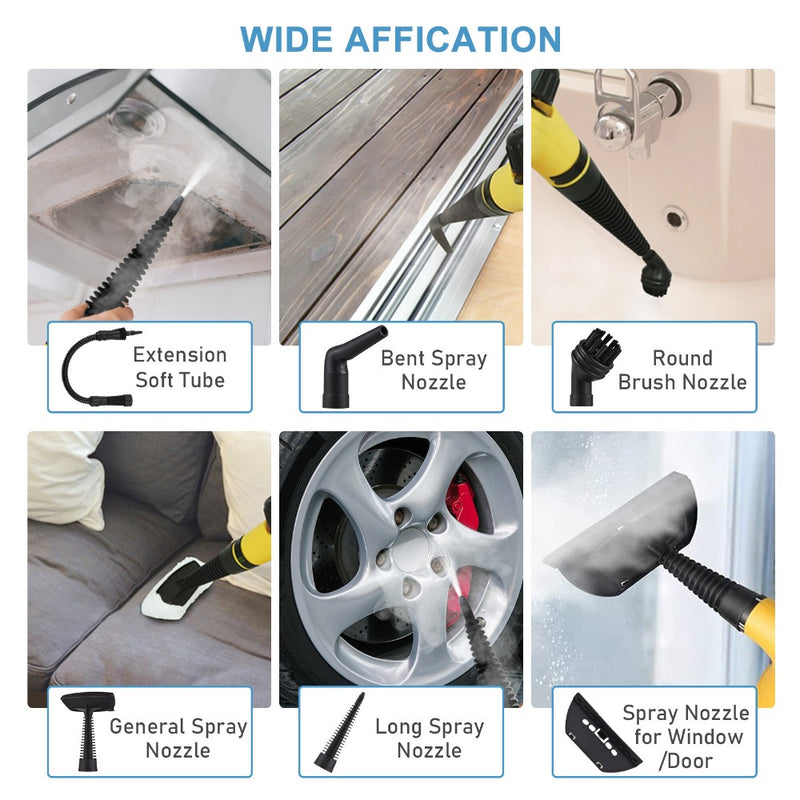 handheld electric steam cleaner, view 3 - MRSLM
