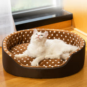 cozy cat bed and mat, view 3 - MRSLM
