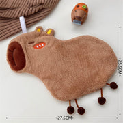 Cute capybara hanging hand towel, view 4 - MRSLM