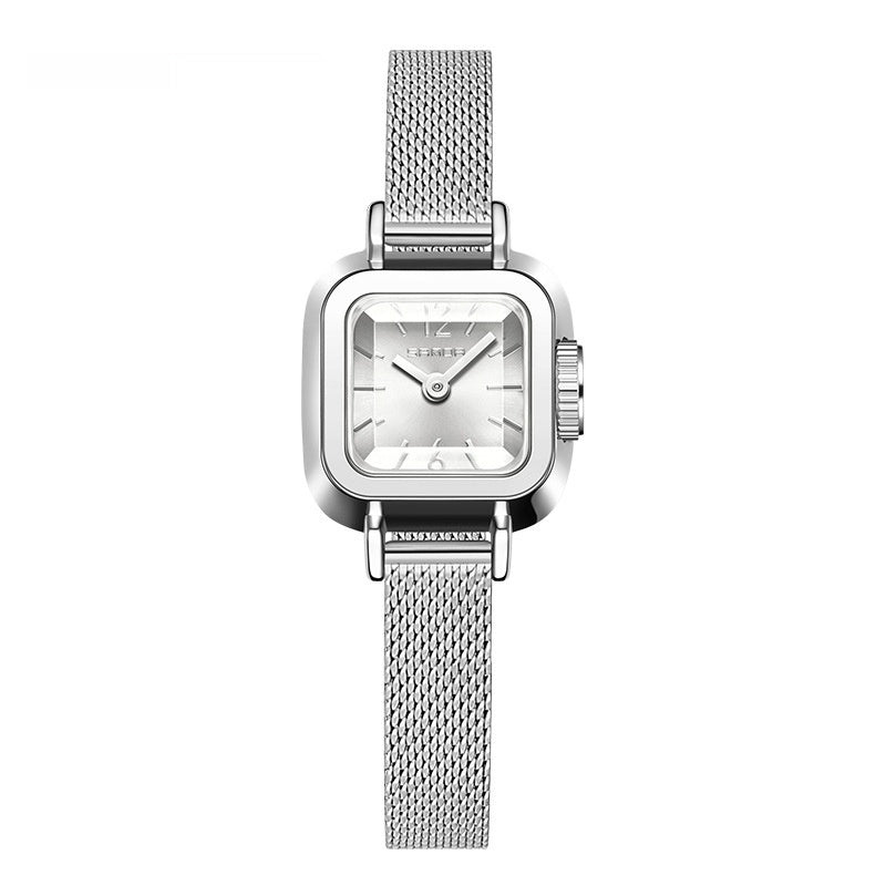 Women's Roman pattern mesh belt quartz watch, view 2 - MRSLM