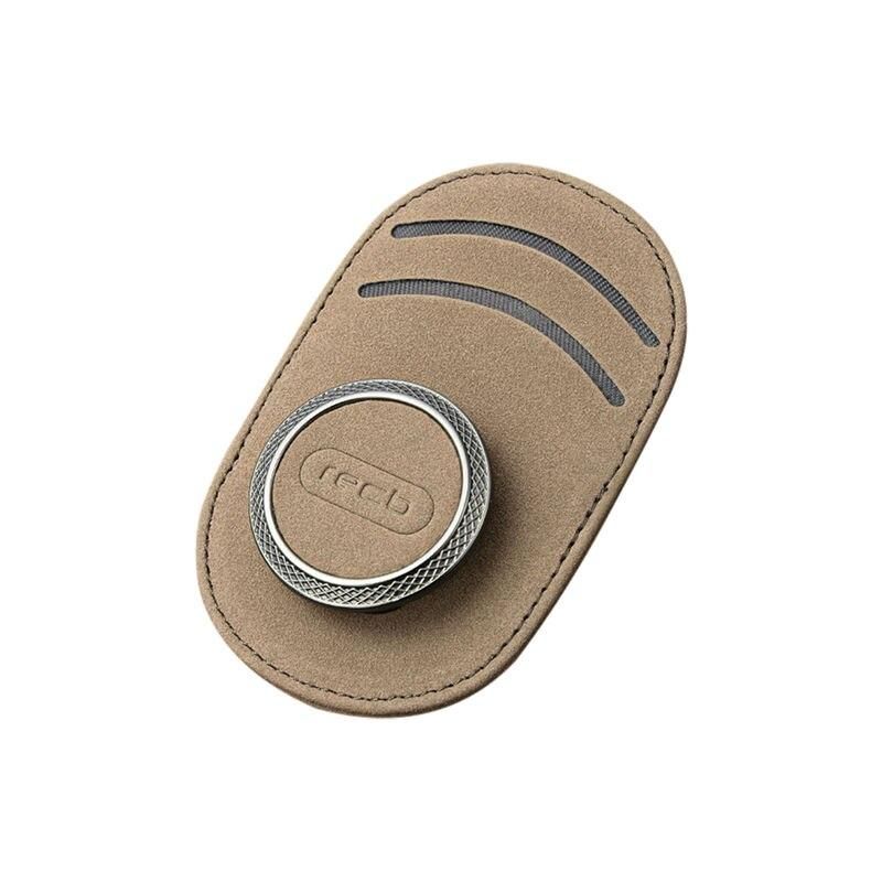 Universeller Auto-Sonnenbrillenhalter aus Wildleder mit Mehrfachclip-Funktion