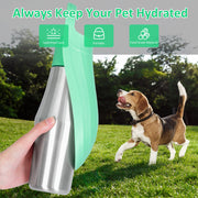 portable dog water bottle, view 6 - MRSLM