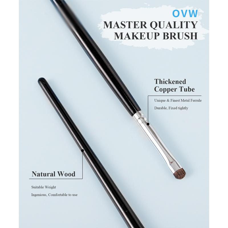 4-piece eyeliner and eyeshadow brush set, view 5 - MRSLM