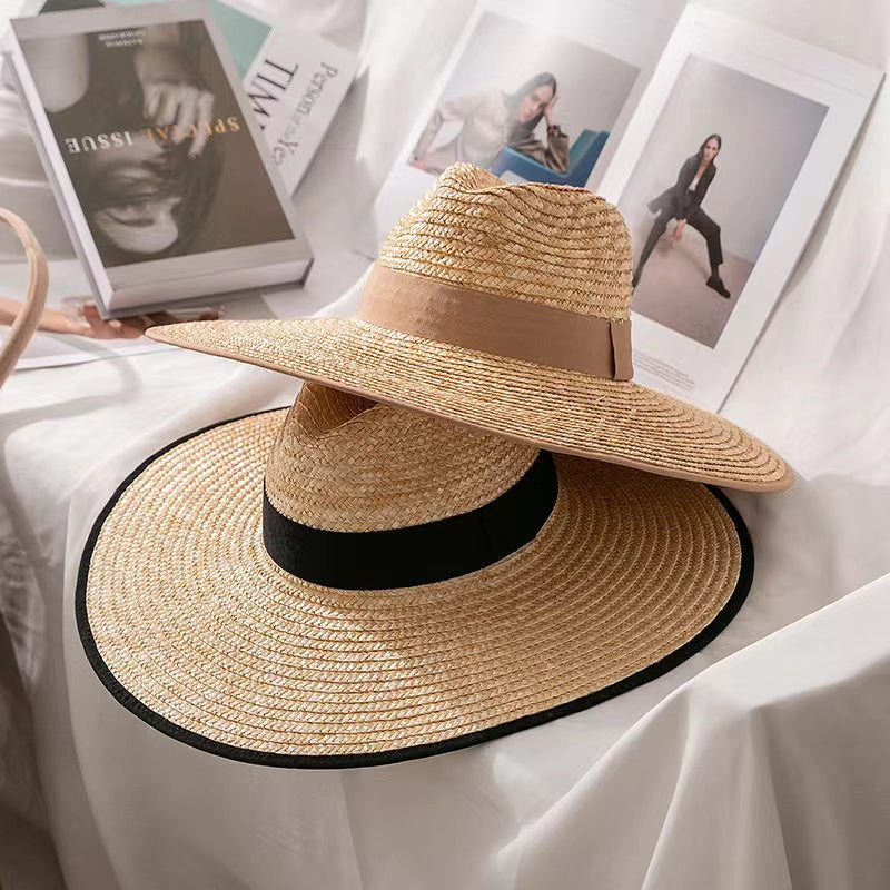 women's wide brim straw sun hat, view 13 - MRSLM