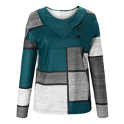 women's crossover collar long sleeve top, view 4 - MRSLM