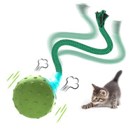 interactive motion-activated cat toy with rolling ball, view 8 - MRSLM