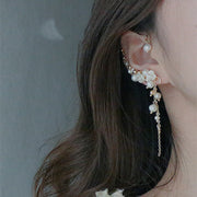 freshwater pearl shell ear clip - MRSLM