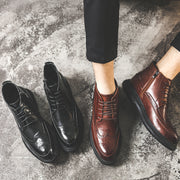 men's vintage leather ankle boots, view 7 - MRSLM