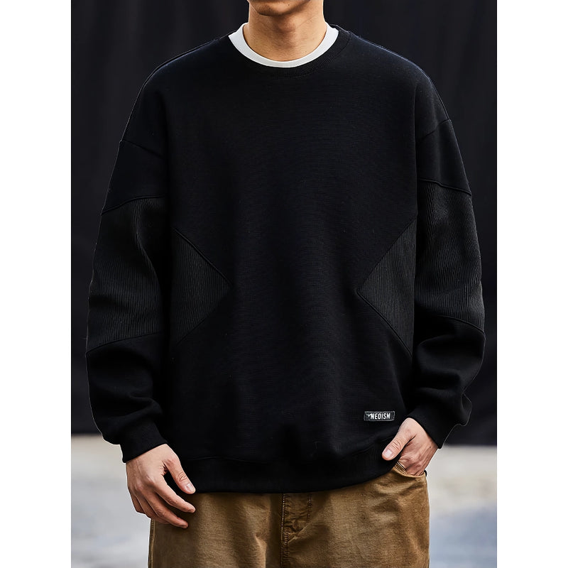 Patchwork-Sweatshirt für Herren, Frühling/Herbst