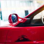 peeking monster car sticker, view 5 - MRSLM